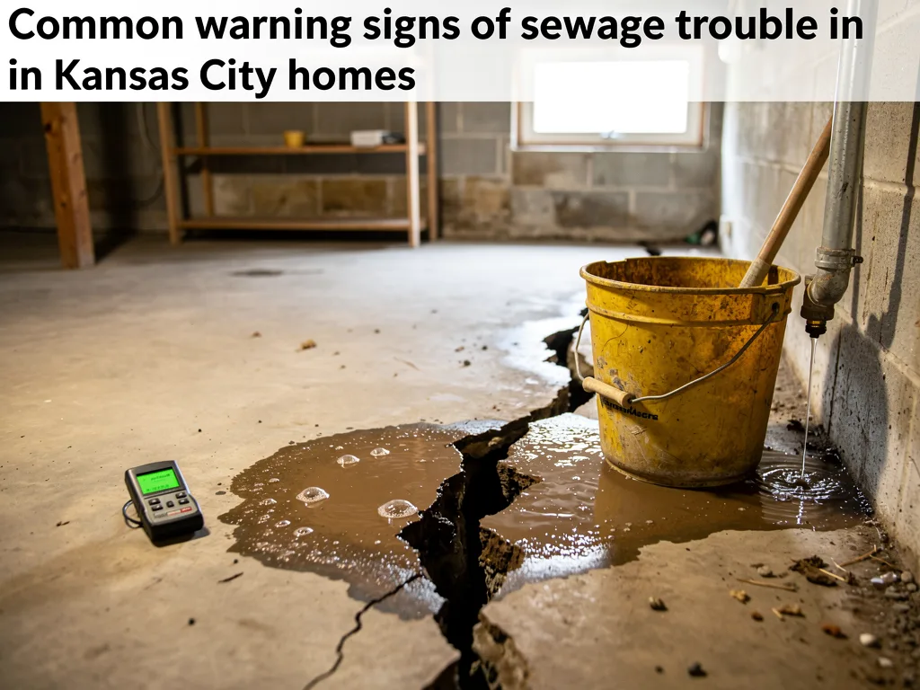Common warning signs of sewage trouble in Kansas City homes